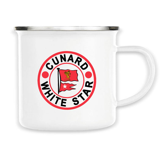 Mug esmaltado: Cunard White Star Line