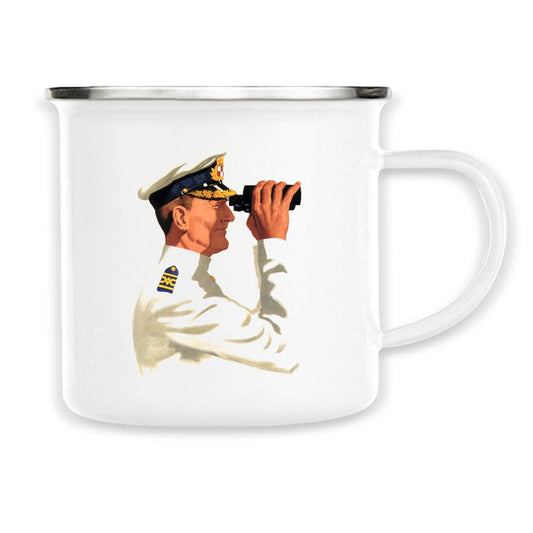 Mug esmaltado: Capitán de Canadian Pacific Steamship Co.