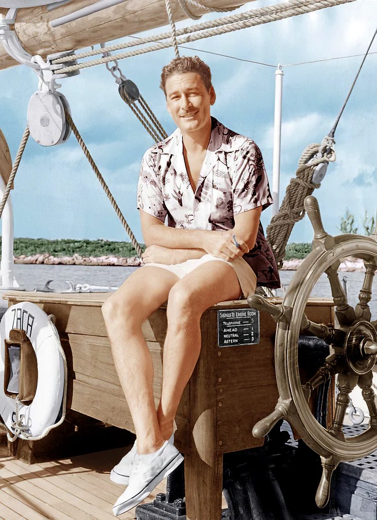 Errol Flynn a bordo del «Zaca»