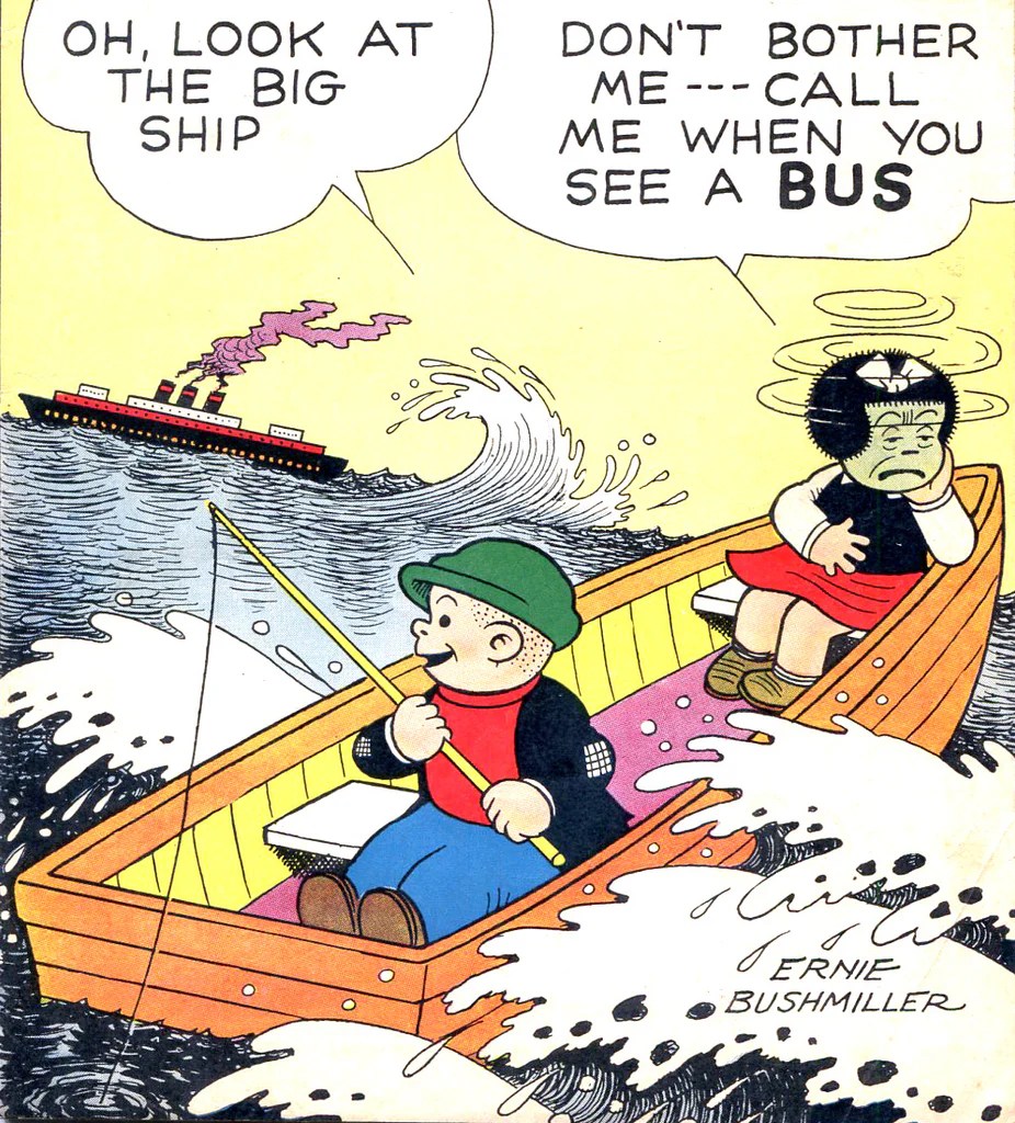 Portada de la revista infantil "Sparkle" del dibujante Ernie Bushmiller