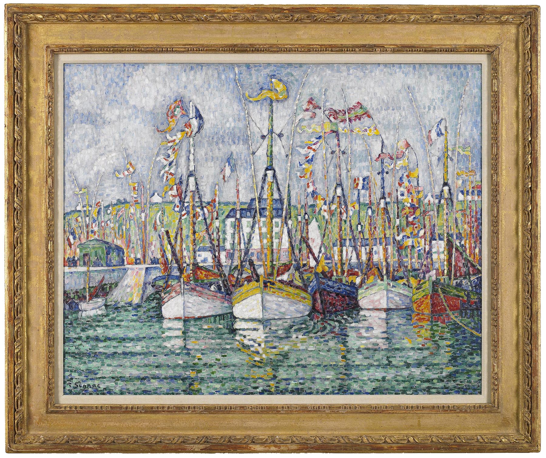 Un cuadro cada viernes: Paul Signac «Bendición de la flota del atún en Groix» 1923