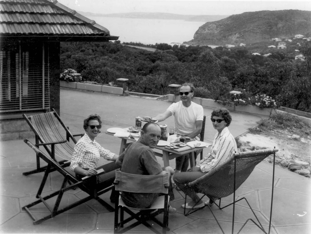 Oskar Speck, Nancy y sus amigos en su casa de Killcare, Australia