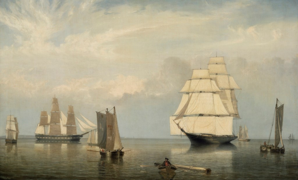 Un cuadro cada viernes: Fitz Henry Lane «El puerto de Salem»&nbsp;1853