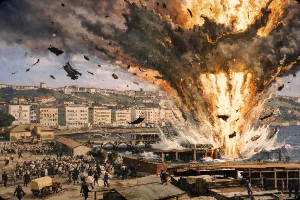 Explosión del Cabo Machichaco en el puerto de Santander el 3 de noviembre de 1893