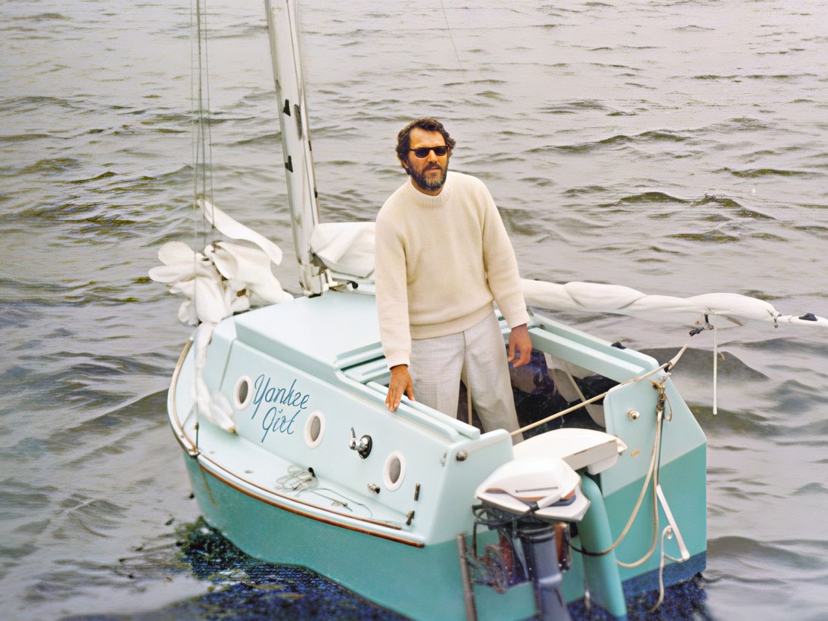 Gerry Spiess el navegante que cruzó el Atlántico y el Pacífico a bordo de su barco de 3&nbsp;metros.