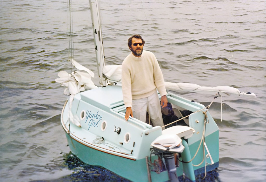 Gerry Spiess a bordo del Yankee Girl