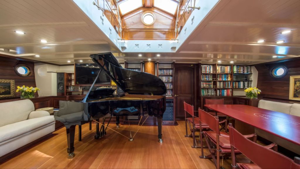 El lujoso salón principal del Shenandoah