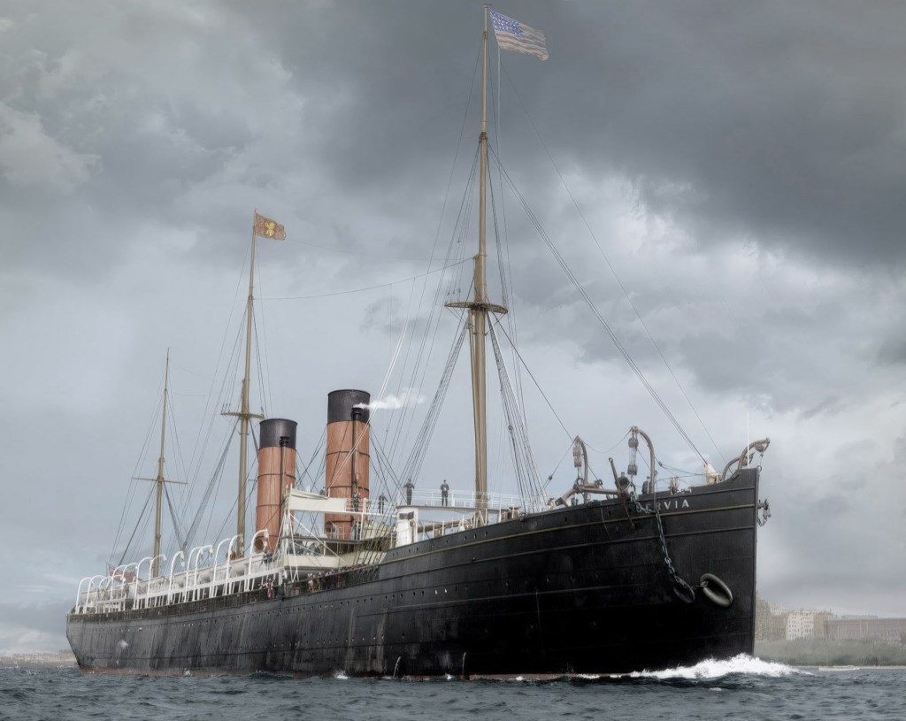 SS Servia, 1881 - Cunard Line