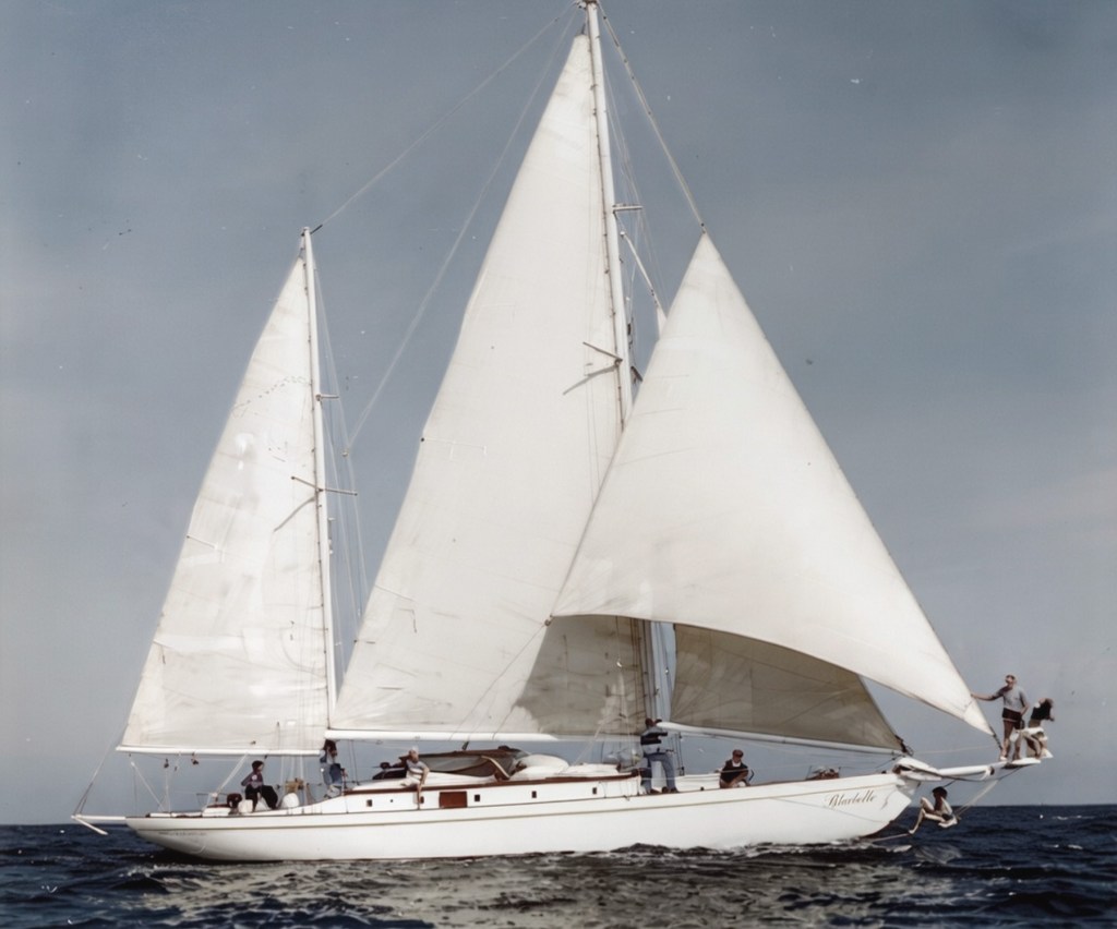 El ketch «Bluebelle» en una imagen tomada en 1961
