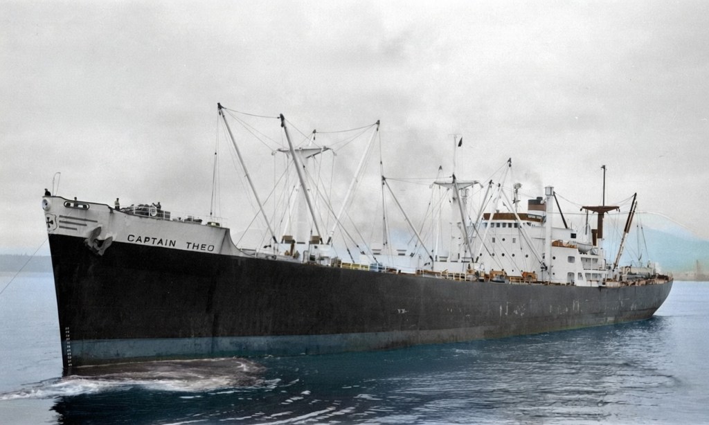 El carguero Captain Theo rescató a Terry Jo del mar