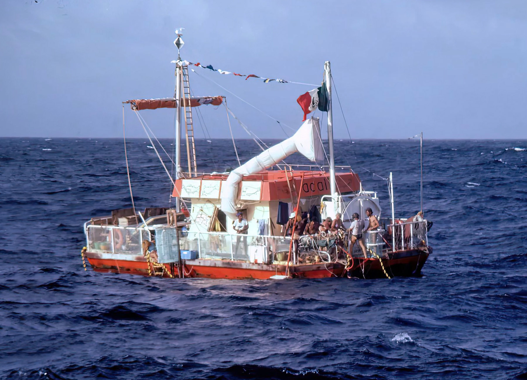 La expedición Acali: un laboratorio humano a la deriva