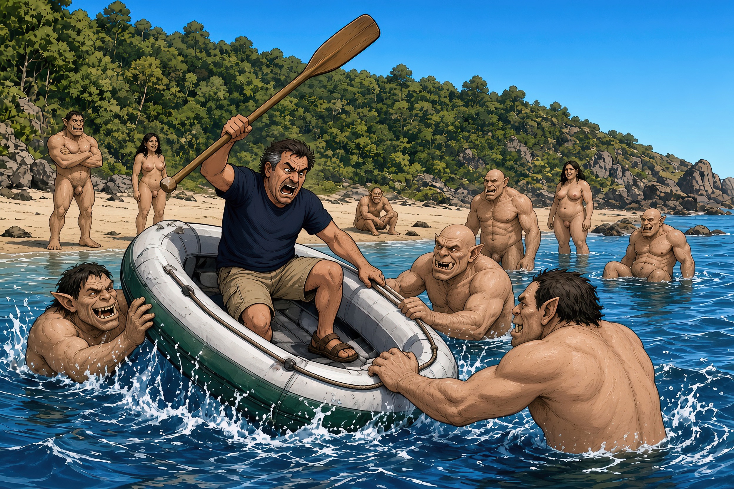 Orcas, orcos, nudistas, dinghys y el difícil equilibrio de la convivencia.